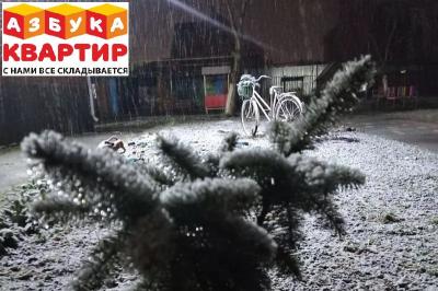 Зима пришла: в Краснодарском крае выпал первый снег